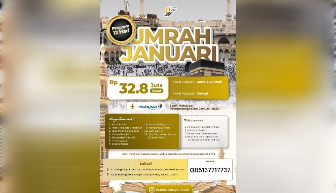 Raih Berkah di Tanah Suci dengan Paket Umrah 12 Hari Harga Terjangkau