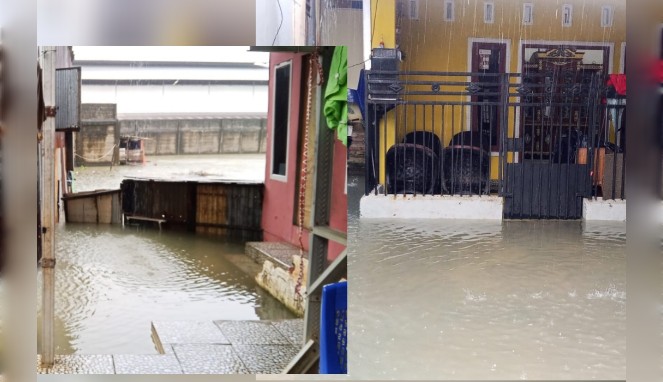 Hujan Deras Tak Berhenti, Jalan Insinyur Sutami Jadi Kolam Dadakan