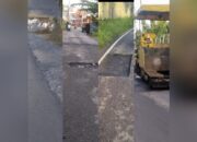 Minim Rambu, Pengerjaan Jalan di KH. Abd. Jabbar Ashiry Dikeluhkan Pengendara