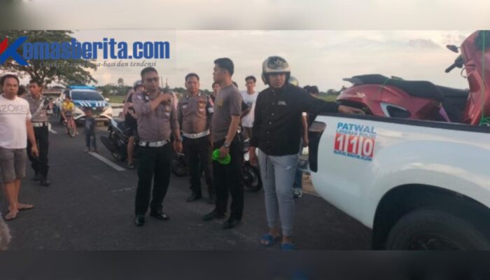 Pemuda Kabur ke Sawah saat Razia Balapan Liar di Gowa