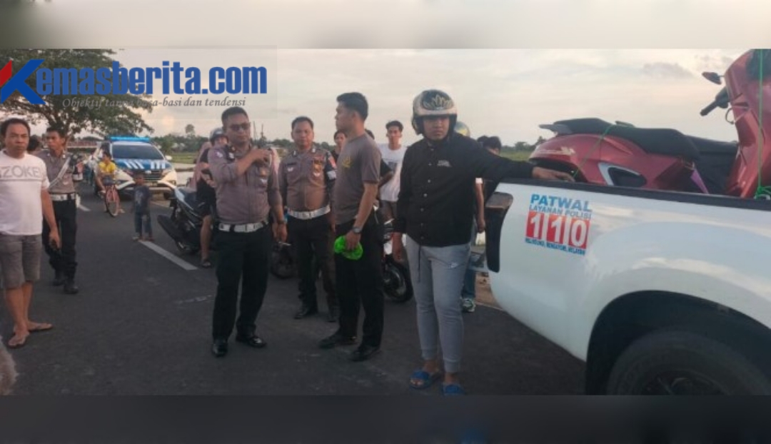 Pemuda Kabur ke Sawah saat Razia Balapan Liar di Gowa