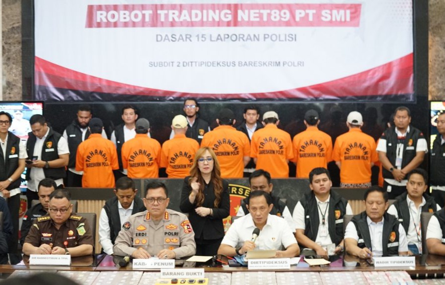 Skandal Investasi Robot Trading Net89: Bareskrim Polri Sita Aset Rp1,5 Triliun