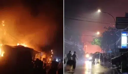 Si Jago Merah Mengamuk di Makassar, Gudang Ludes Terbakar