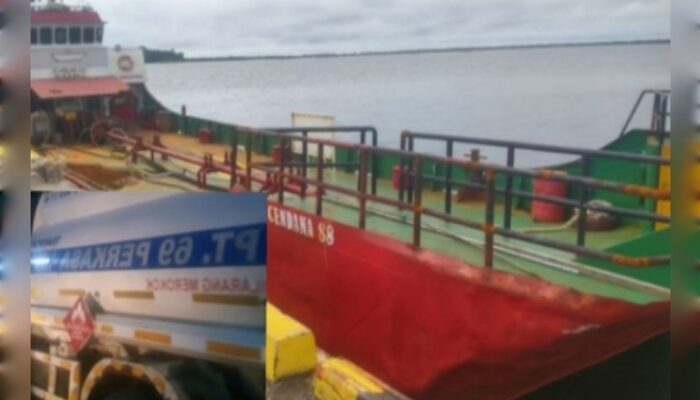 Viral! Kapal LCT Cendana 88 Diduga Transfer BBM Ilegal di Pelabuhan Cappa Ujung