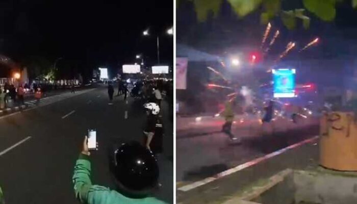 Bentrokan di Makassar: Warga Geram, Mahasiswa dan Aparat Terlibat Ketegangan 