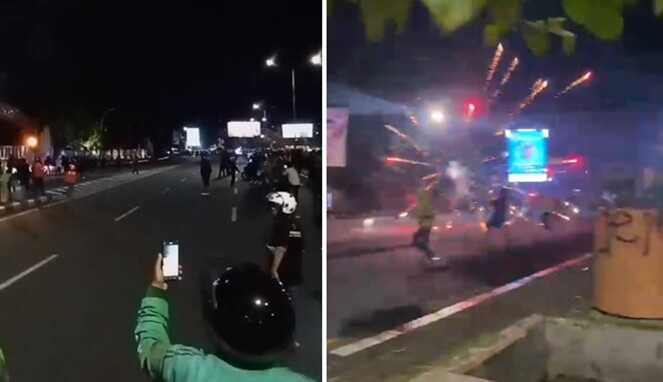 Bentrokan di Makassar: Warga Geram, Mahasiswa dan Aparat Terlibat Ketegangan