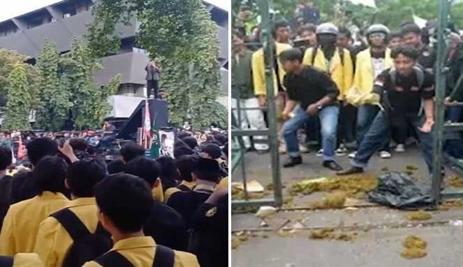 Fufufafa adalah Aib Bangsa!” Mahasiswa Geruduk Gedung Pemerintah