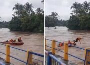 Momen Menegangkan! Detik-Detik Perahu Tim SAR Maros Terseret Arus Deras di Bendungan Lekopancing