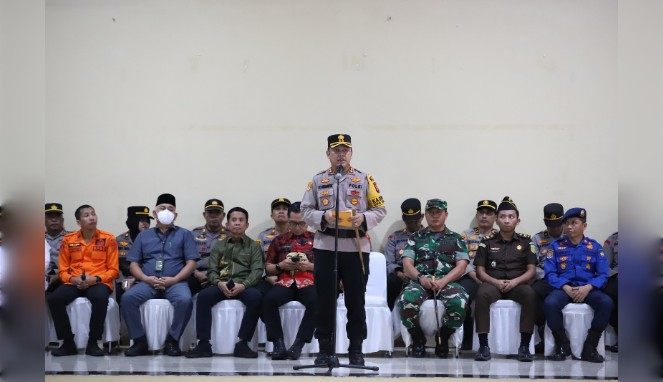 Polres Gowa Gelar Apel Pengamanan Idul Fitri