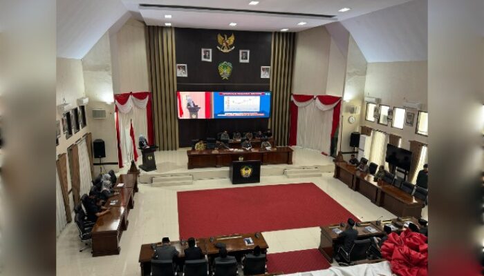 Sinergi Polres dan Pemda Kabagren Hadiri Rapat Paripurna DPRD