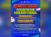 Satlantas Polres Gowa Umumkan Libur Pelayanan SIM