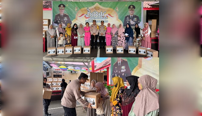 Polres Gowa dan Bhayangkari Berbagi Kebahagiaan Lebaran dengan Warakawuri