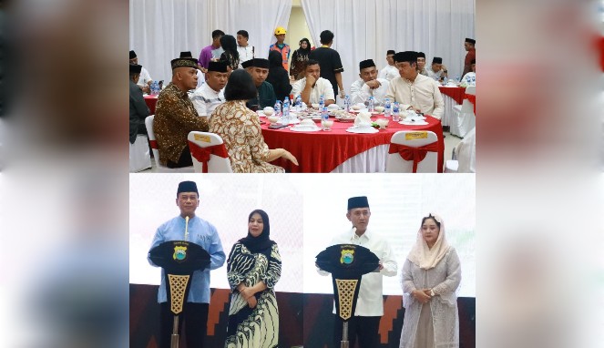 Kebersamaan Kapolres Gowa di Acara Buka Puasa Polda Sulsel