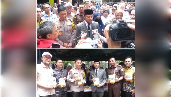 Kapolda dan Gubernur Sulsel Cek Harga di Gerakan Pangan Murah