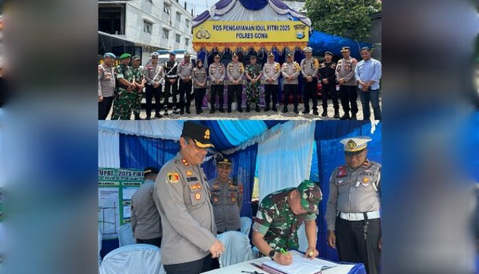 Kapolres dan Dandim Gowa Pantau Pos Operasi Ketupat 2025, Pastikan Keamanan dan Kelancaran Arus Mudik