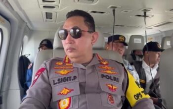 Kapolri Tinjau Arus Balik Lebaran dari Udara, Pantau Langsung Kepadatan di Tol Cipali