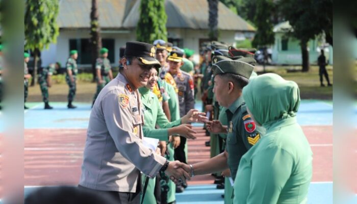 Jelang Tugas Baru di Polda Metro Jaya, Kapolres Gowa Pamit dengan Hangat di Kodim 1409/Gowa