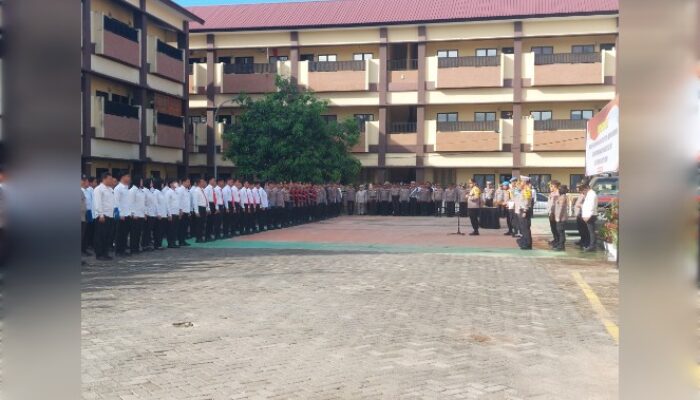 Apel Pagi dan Halal Bihalal, Polres Gowa Pererat Silaturahmi Pascalebaran 1446 H