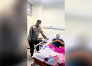 Kapolres Gowa Jenguk Anggota yang Dirawat di RS Unhas