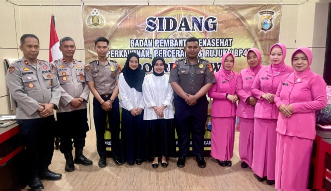 Polres Gowa Gelar Sidang BP4R untuk Personel yang Akan Menikah