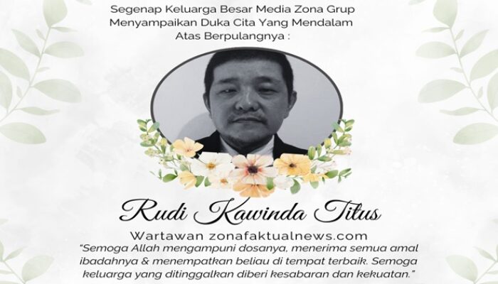 Rudi Kawinda Titus Tutup Usia, Sempat Sampaikan Pesan Terakhir ke CEO Zona Merah