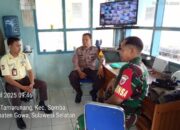 Sinergi TNI-Polri, Sambangi Satpam IPA Somba Opu Gowa