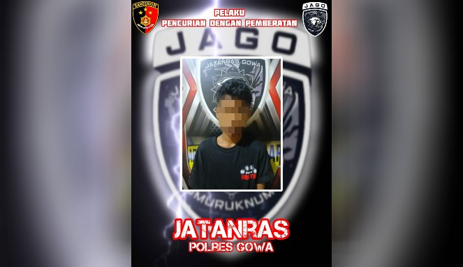 Remaja 13 Tahun Dibekuk Jatanras Polres Gowa, Bobol Rumah Guru dan Gasak Barang Rp31 Juta