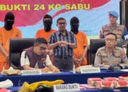 Polisi Gagalkan Peredaran 24 Kg Sabu di Palu, 3 Pelaku Ditangkap