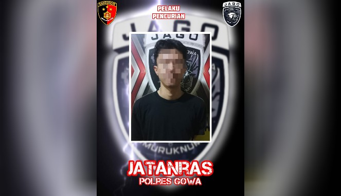Tim Jatanras Polres Gowa Tangkap Pelaku Pencurian dengan Pemberatan di Makassar