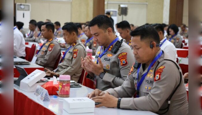 Kapolres Gowa Hadiri Gelar Operasional Triwulan I Tahun 2025 di Polda Sulsel