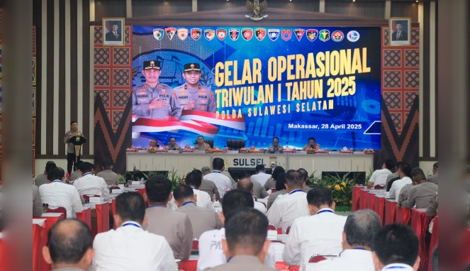 Kapolda Sulsel Pimpin Apel Gelar Operasional, Tegaskan Komitmen Wujudkan Keamanan Berkelanjutan