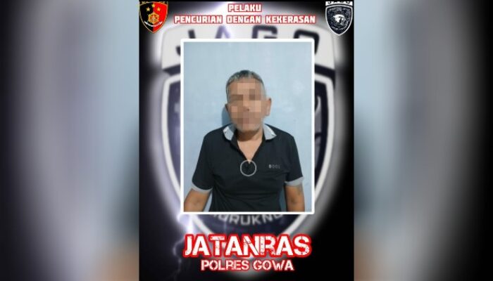Polres Gowa Amankan Terduga Pelaku Pencurian dengan Kekerasan di Jeneponto