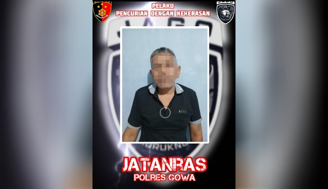 Polres Gowa Amankan Terduga Pelaku Pencurian dengan Kekerasan di Jeneponto