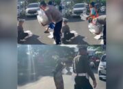 Peduli Lingkungan, Polsek Somba Opu Bersihkan Jalan dari Sampah Styrofoam