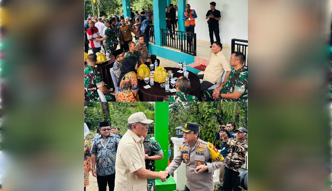 Kehangatan Sambutan Kapolres Gowa dan Forkopimda untuk Menhan RI di Malino