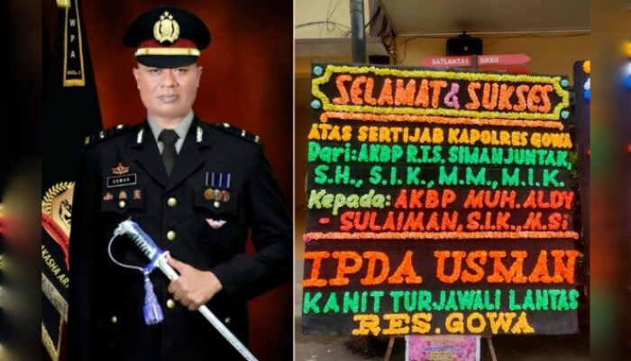 Ipda Usman Resmi Jabat Kanit Turjawali Polres Gowa, Siap Perkuat Sinergi