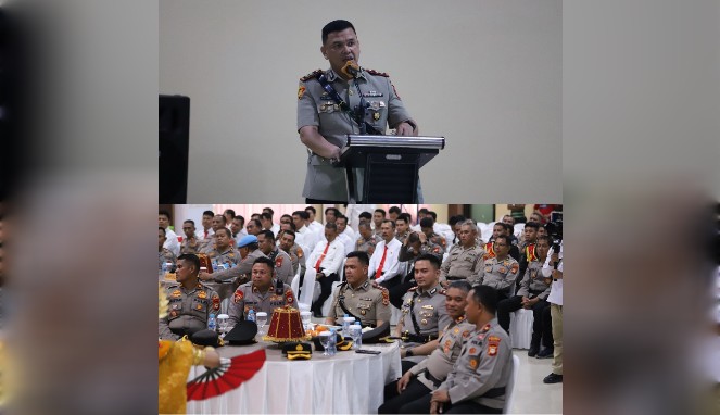 Polres Gowa Gelar Laporan Kesatuan Jelang Sertijab