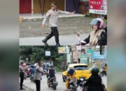 Wakapolres Gowa Turun Langsung Atur Kemacetan Sekitar Kampus UIN Alauddin Makassar