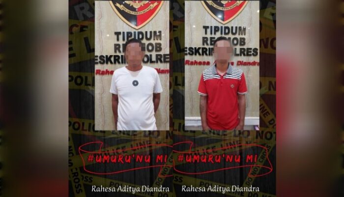 Dua Pelaku Penipuan dan Penggelapan Mobil Diringkus Resmob Polres Gowa di Makassar