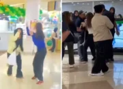 Istri Sah Labrak Pelakor di Mall Suami Diduga Oknum Polisi