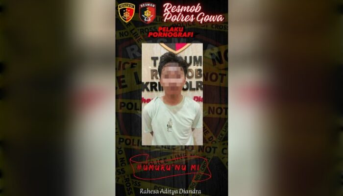 Ketahuan Rekam Mahasiswi Ganti Baju, Pria di Gowa Diciduk Resmob Polres