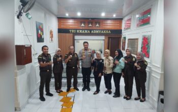 Pererat Sinergitas, Kapolres Gowa Silaturahmi dengan Kepala Kejaksaan Negeri Gowa