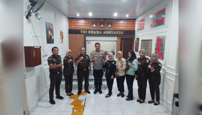 Pererat Sinergitas, Kapolres Gowa Silaturahmi dengan Kepala Kejaksaan Negeri Gowa