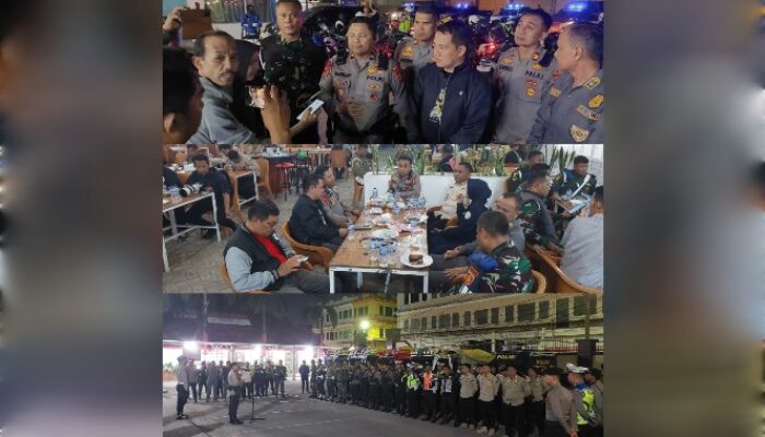 Gowa Aman! Polres Gowa dan Instansi Lain Gelar Patroli Bareng di Malam Minggu