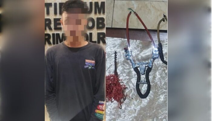 Resmob Polres Gowa Tangkap DPO Pengancaman di Jalan Poros Malino