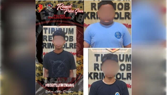 Gara-Gara Knalpot Bising, Tiga Remaja Gowa Kompak Aniaya Warga