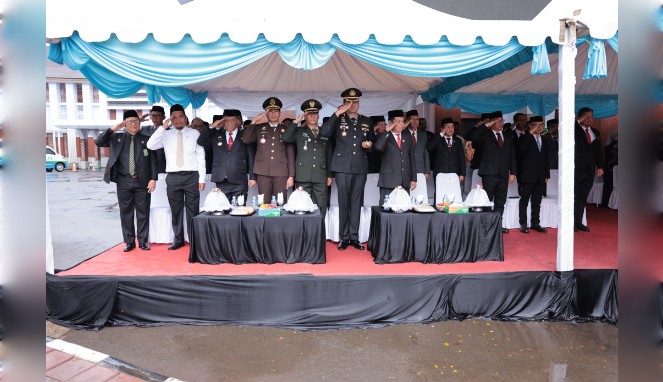 Kapolres Gowa Hadiri Upacara Hari Lahir Pancasila Penuh Semangat Nasionalisme