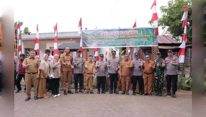 Kapolres Gowa Luncurkan Program P2B: Ubah Pekarangan Jadi Sumber Pangan Bergizi