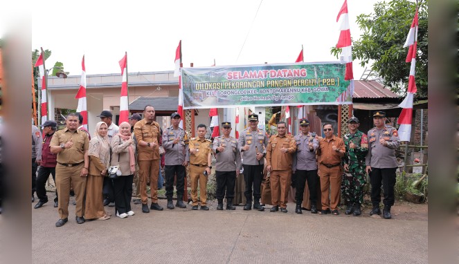 Kapolres Gowa Luncurkan Program P2B: Ubah Pekarangan Jadi Sumber Pangan Bergizi