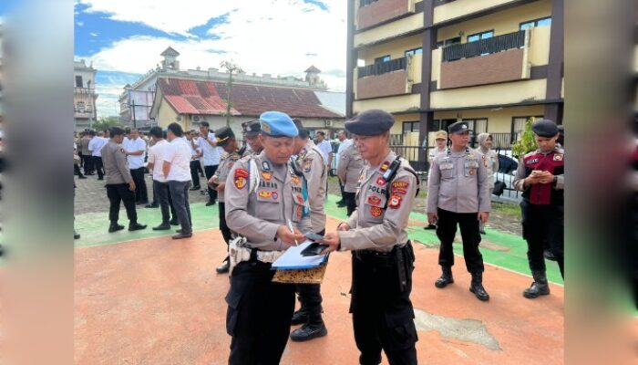 Tingkatkan Disiplin Personel, Sipropam Polres Gowa Gelar Gaktiblin Usai Apel Pagi